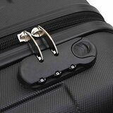 Kofer s zaključavanjem 3 pcs Crna 50 x 31 x 78 cm ABS plastika | shoptok.hr