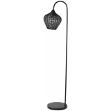 Light & Living Crna podna lampa (visina 160 cm) Alvaro -