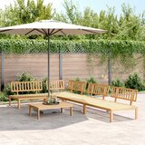 vidaXL 5-dijelni set vrtnih sofa od paleta od masivnog drva bagrema | shoptok.hr