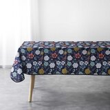 Douceur d intérieur nappe rectangle 150 x 240 cm polyester imprime lily bleu blue | shoptok.hr