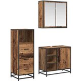 vidaXL Komplet pohištva za kopalnico 3 pcs Star les 65 x 33 x 60 cm | Shoptok.si