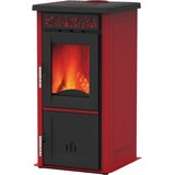 Alfa Plam peć na čvrsto gorivo Amelia Eco Crvena | ePonuda.com