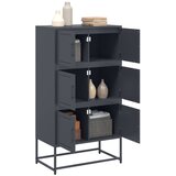  Komoda antracit 68,5 x 38,5 x 123,5 cm čelična | Eponuda.com