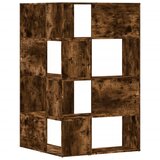  Kutni regal za knjige 4 razine boja hrasta 85x85x140 cm drveni | Eponuda.ba
