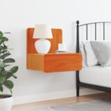  Noćni ormarić montiran na zid Voštano smeđa 44 x 32.5 x 40 cm | shoptok.hr