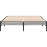  Okvir kreveta boja hrasta 140x200cm konstruirano drvo i metal | shoptok.hr
