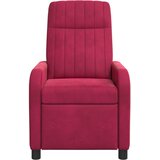  Fotelja s nagibom Vinska crvena Baršun | shoptok.hr