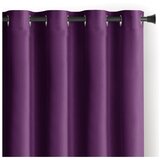Restilo Vijolična žametna zavesa za delno zatemnitev 140x270 cm Eyelets – | Shoptok.si