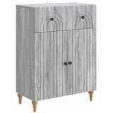 vidaXL Strani šal Siva Sonoma 66 x 34,5 x 90 cm Inženirski les, (5000217728) | Shoptok.si