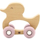 Kikka Boo drvena igračka sa silikonskom glodalicom duck pink ( KKB10241 ) Cene