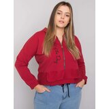 RELEVANCE Sweatshirt-RV-BL-7179.27-burgundy | Shoptok.si