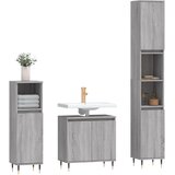  3-dijelni set kupaonskih ormarića boja hrasta sonome drveni | shoptok.hr