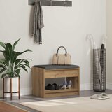 Klupa za cipele s jastučićem Hrast artisan 63 x 38 x 45 cm | shoptok.hr