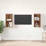  Set TV komoda Zidne 2 pcs Staro drvo 37 x 37 x 72 cm | Eponuda.com