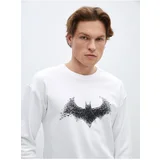 LC Waikiki Men's Crew Neck Long Sleeve Batman Printed Sweatshirt