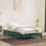  Okvir kreveta bez madraca tamnozeleni 100x220 cm baršun | shoptok.hr
