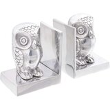 vidaXL držač za Knjige Set od 2 Srebrna Aluminij 7 x 9 x 11 cm | shoptok.hr