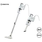 Manta pokončni sesalnik VC003WH, 2v1, 600W, 16kPa, 1L posoda za prah, bel | Shoptok.si