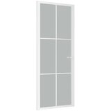  Unutarnja vrata 83 x 201 5 cm Bijela od mat stakla i aluminija | shoptok.hr