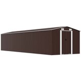  Vrtno spremište smeđe 257 x 779 x 181 cm od pocinčanog čelika | shoptok.hr