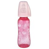 Nip pp flašica Trendy Girl 250ml sa silikonskom cuclom za mleko 0-6m ( A022346 ) Cene