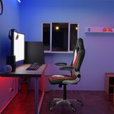 MID.YOU Gaming Stol Game Sport, Črna, Rdeča, Bela | Shoptok.si
