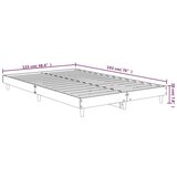  Za krevet smeđi hrast 120x190 cm konstruirano drvo | shoptok.hr