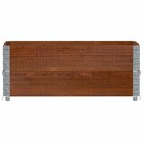  Okviri za palete 2 kom smeđi 100 x 50 cm od masivne borovine | shoptok.hr