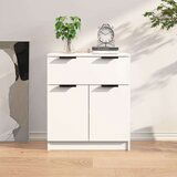  Komoda bela 60x30x70 cm konstruiran les, (20654173) | Shoptok.si