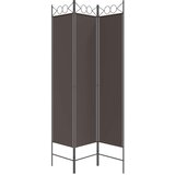  Paravan - Sobna pregrada s 3 panela smeđa 120 x 200 cm od tkanine - Smeđa 120 x 200 cm 1 1 | shoptok.hr