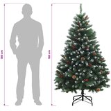  Umjetno božićno drvce sa zglobnim granama 180 cm PVC | shoptok.hr