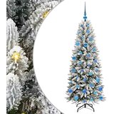  Umjetno božićno drvce Bijela 150 cm PVC, plastika, čelik i PE | shoptok.hr