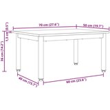  Stolić za kavu Staro drvo 70 x 50 x 36 cm Konstruirano drvo | shoptok.hr