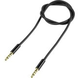 SpeaKa Professional SP-7870120 klinker avdio priključni kabel [1x 3\,5 mm banana moški konektor - 1x 3\,5 mm banana moški konektor] 1.00 m črna super mehki plašč\, pozlačeni konektorji, (20431757) Cene