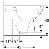 Geberit WC ŠOLJA SELNOVA B/S RIMLESS BTW SKRIVENI PRIKLJUČAK 500.393.01.7 GEBERIT | ePonuda.com