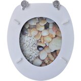  Toaletna daska 2 kom MDF uzorak oblutaka | shoptok.hr
