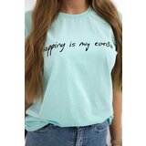 Kesi Shopping blouse is my cardio mint+black | shoptok.hr