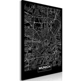  Slika - Dark Map of Munich (1 Part) Vertical 60x90 Cijene
