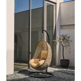 Kave Home Zelen/v naravni barvi oblazinjen viseči vrtni fotelj Cira – | Shoptok.si