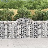  Lučne gabionske košare 20kom 200x50x100/120cm pocinčano željezo | shoptok.hr