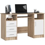 AKORD SONOMA OAK DESK / BELO, (21702697) Cene