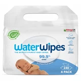 Water Wipes Baby Wipes otroški nežni vlažni robčki 4x60 kos