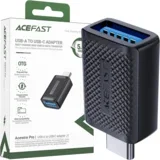 ADAPTER USB-A 3.0 V USB-C 3.0 5GB/S ČRN PRETVORNIK, (22007341)