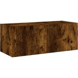  Zidni TV ormarić s LED svjetlima boja hrasta 80x35x31 cm | shoptok.hr