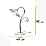 Lesnina XXXL NAMIZNA SVETILKA 40/40/70 cm | Shoptok.si