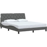  Okvir za krevet bez madraca tamnosivi 160x200 cm od tkanine | shoptok.hr