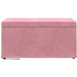  Stolica Ružičasta 81 x 41 x 40 cm Svileni i Fino Radeći Drvo - Ružičasta 80 cm Baršun | shoptok.hr