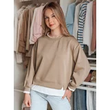 DStreet Bluza damska oversize LUZZIO mokka