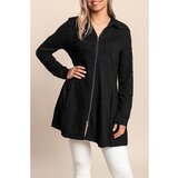 Fenzy Tunika Z Zadrgo, Črna | Shoptok.si