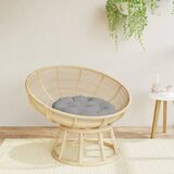  Okrugli jastuk sivi Ø 60 x 11 cm od tkanine Oxford | shoptok.hr